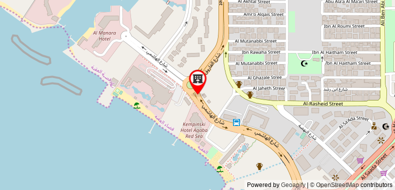 Kempinski Hotel Aqaba on maps