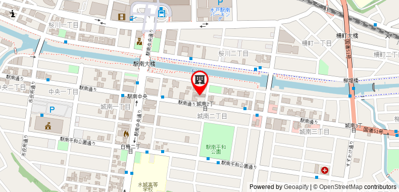 Court Hotel Mito on maps