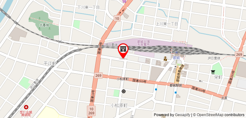 Bản đồ đến Khách sạn Miyakonojo Green