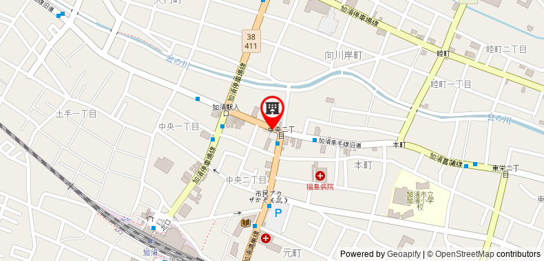 在地图上查看Kazo Daiichi Hotel