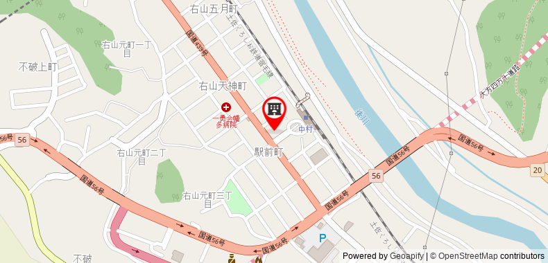 Bản đồ đến Khách sạn Nakamura Daiichi