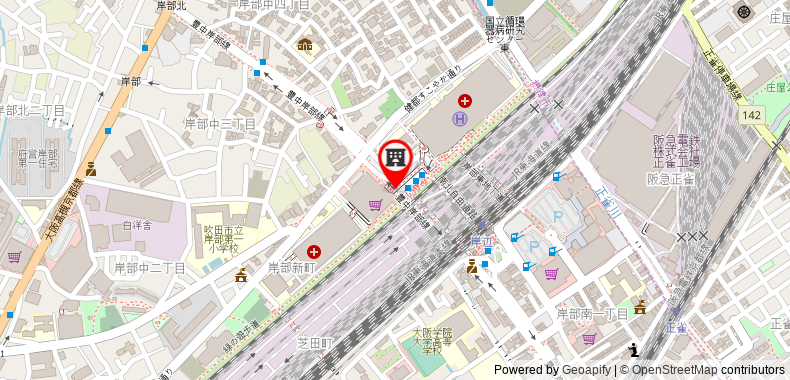 Bản đồ đến Khách sạn Candeo s Osaka Kishibe