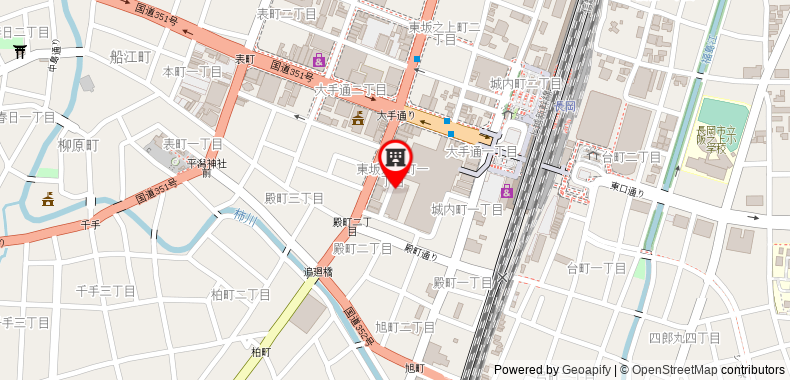 Bản đồ đến Khách sạn Nagaoka Grand