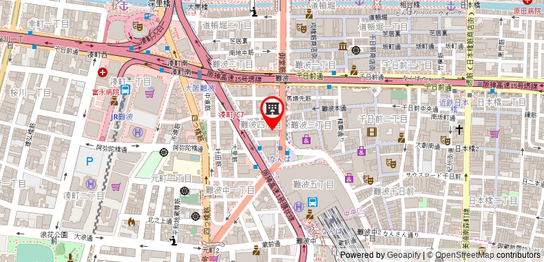 Bản đồ đến Khách sạn Royal Classic Osaka