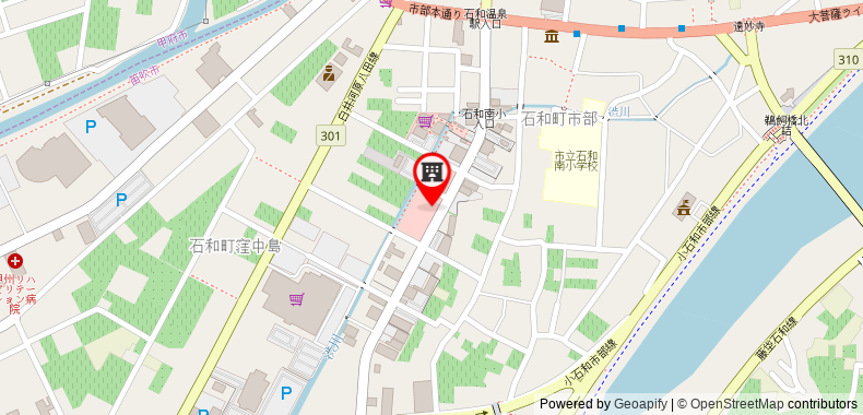 Bản đồ đến Close to Isawa Onsen (Hot Spring)! Max6 apt #GR4