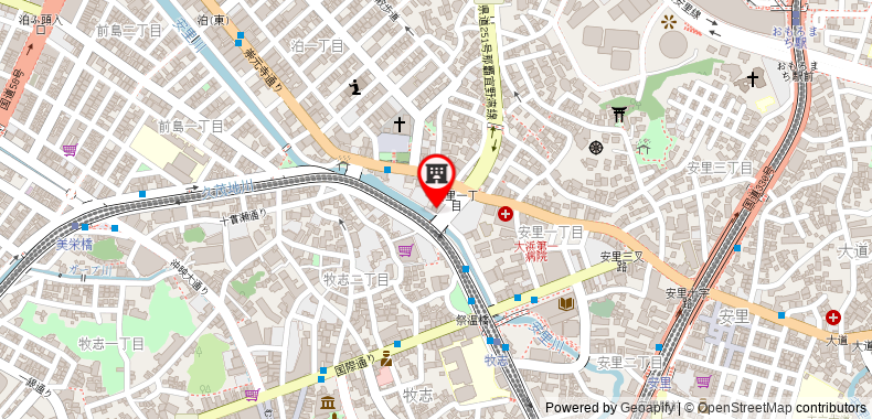 Bản đồ đến Popular area 1 Room [402] Kokusai Street!