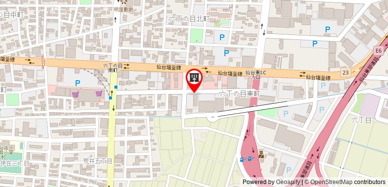 Hotel Sealuck Pal Sendai on maps