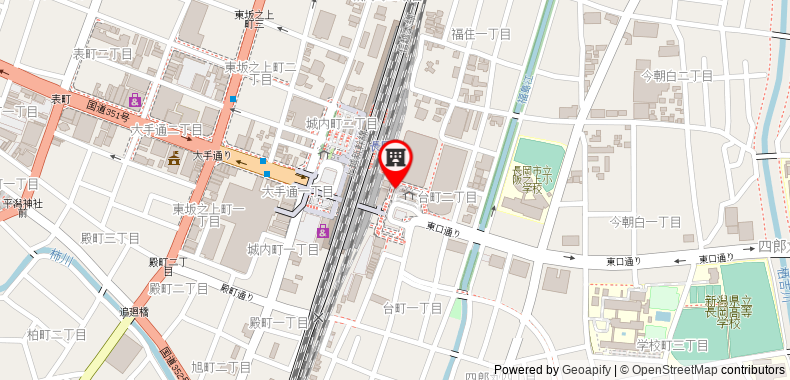 在地图上查看長岡JR-東梅茨酒店