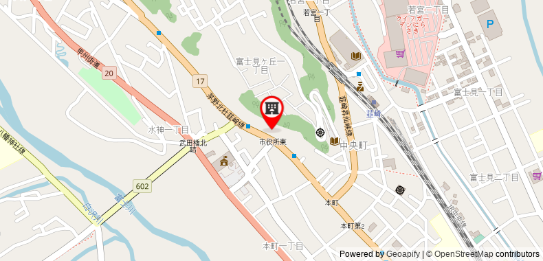 Bản đồ đến Khách sạn Route Inn Court Nirasaki
