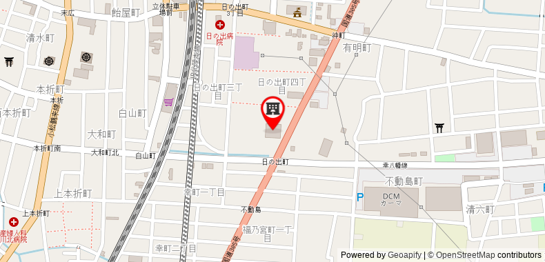 Hotel Binario Komatsu Centre on maps
