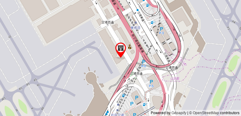 在地图上查看成田機場旅館