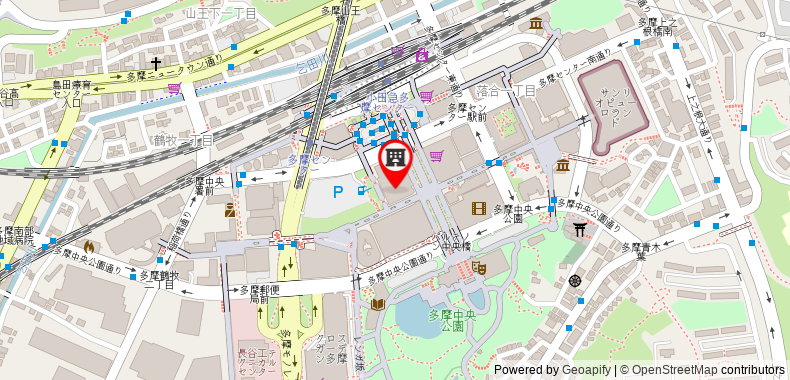 Bản đồ đến Khách sạn Keio Plaza Tama