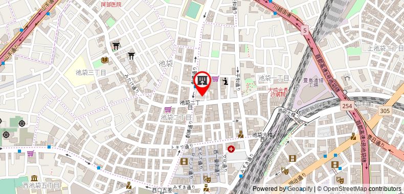 在地图上查看MIMARU TOKYO IKEBUKURO