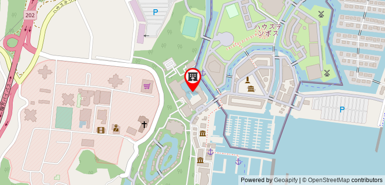 Bản đồ đến Khách sạn Huis Ten Bosch Europe