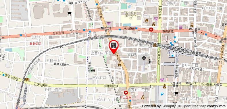 Bản đồ đến Khách sạn Livemax BUDGET Fuchu