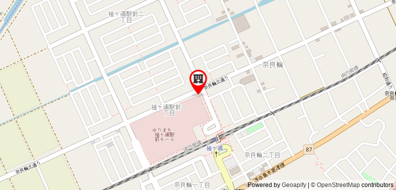 Bản đồ đến Toyoko Inn Sodegaura-eki Kita-guchi