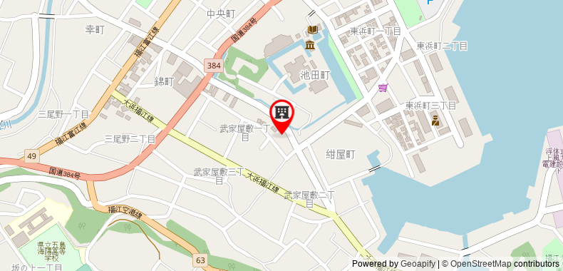 Bản đồ đến Business Chateau inn Fukue