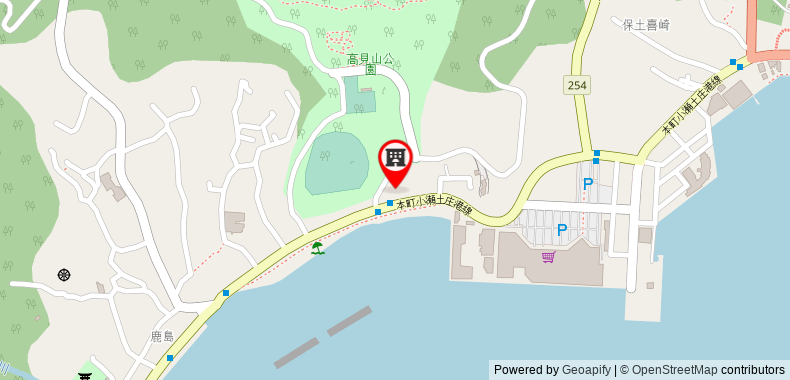 Bản đồ đến Khách sạn Shodoshima Seaside Matsukaze