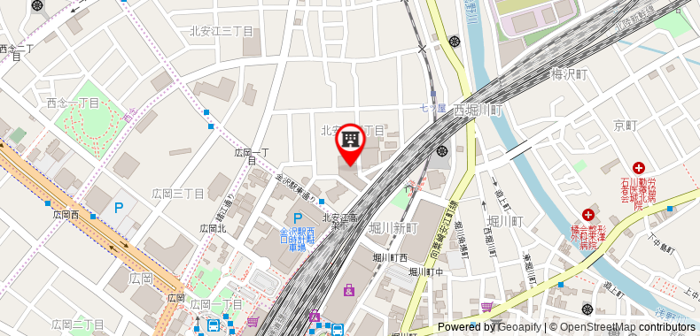Kanazawa Manten Hotel Ekimae on maps