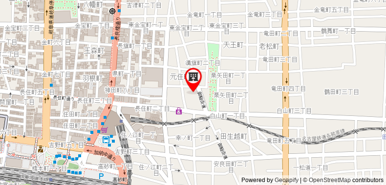 Toyoko Inn Gifu on maps