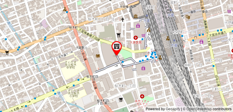Palace Hotel Omiya on maps
