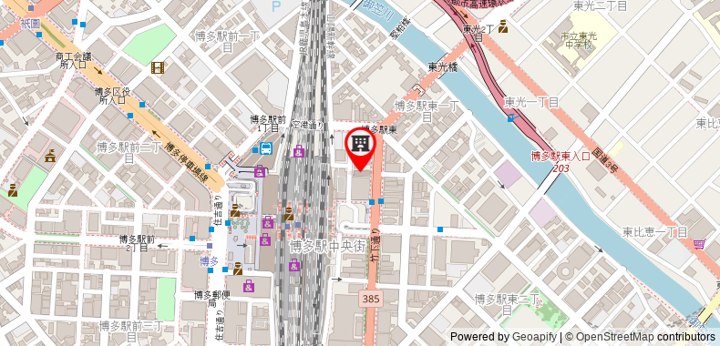 Bản đồ đến Khách sạn Forza Hakataeki Chikushi-Guchi I