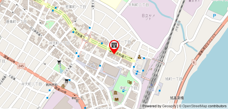 Bản đồ đến Khách sạn Wing International Hitachi