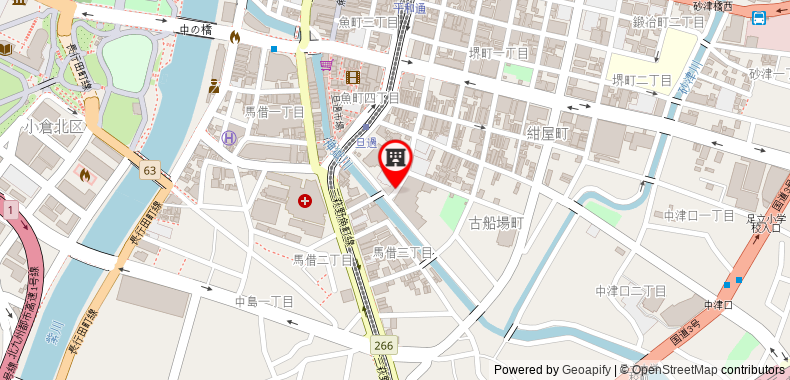 Bản đồ đến Khách sạn Art Kokura New Tagawa