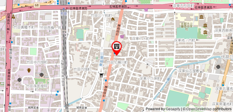 在地图上查看53平方米2臥室別墅 (京都) - 有1間私人浴室