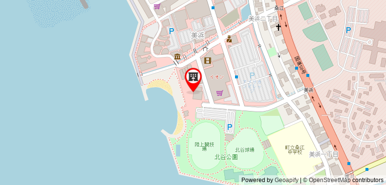 Bản đồ đến Khách sạn The Beach Tower Okinawa