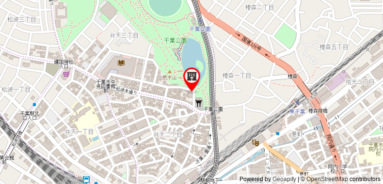 Bản đồ đến Khách sạn Park Side (Chiba)