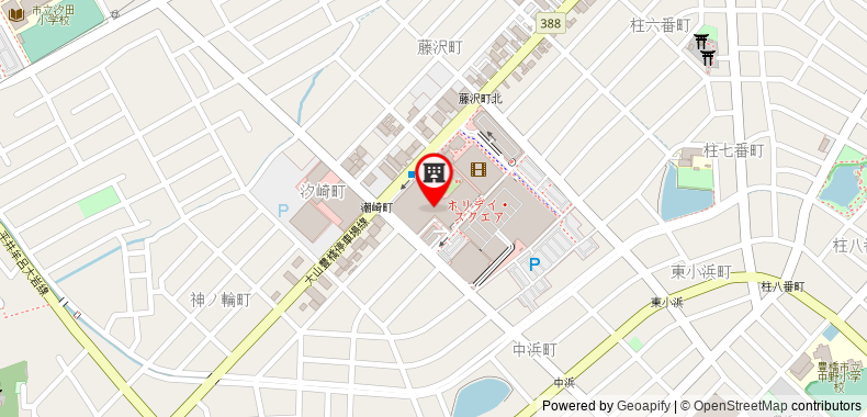 Bản đồ đến Khách sạn LOISIR TOYOHASHI