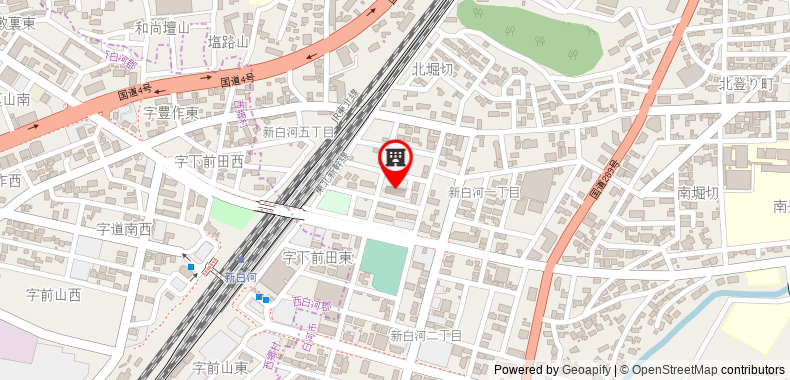 Hotel Route Inn Shin-shirakawa Eki higashi on maps