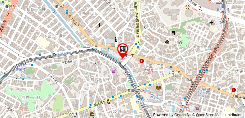 Bản đồ đến Popular area 1 Room [203] Kokusai Street!