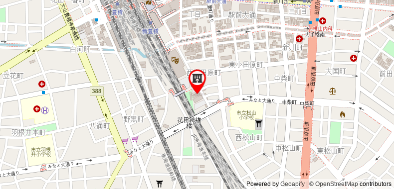 Bản đồ đến Khách sạn Toyohashi Station