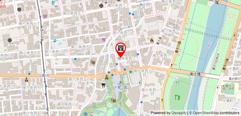 Bản đồ đến Khách sạn Sho Sapporo