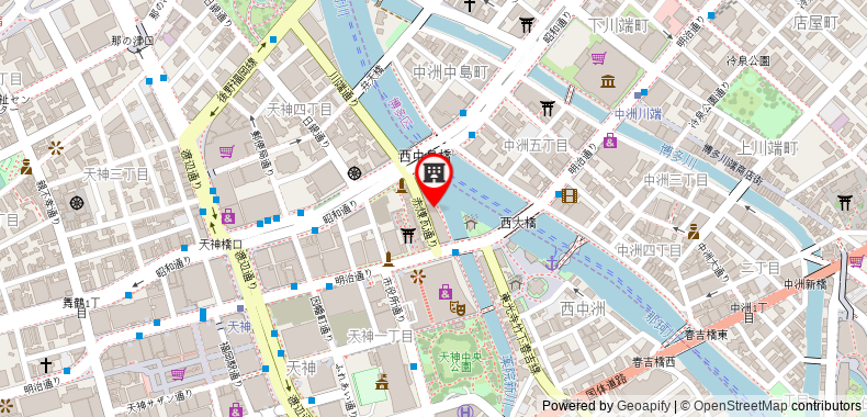 Nishitetsu Inn Fukuoka on maps