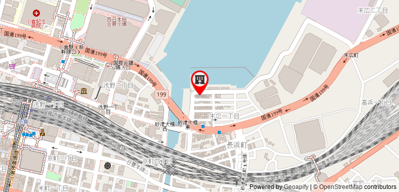 Hotel C. Kokura Bay on maps
