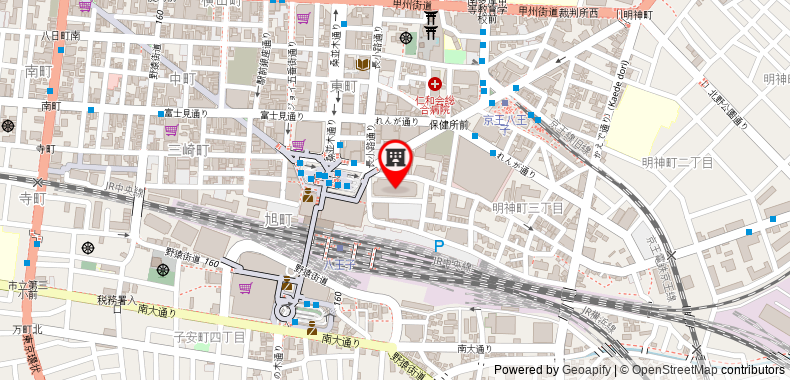 Keio Plaza Hotel Hachioji on maps