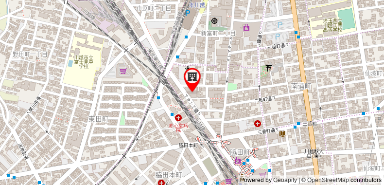 Kawagoe Tobu Hotel on maps