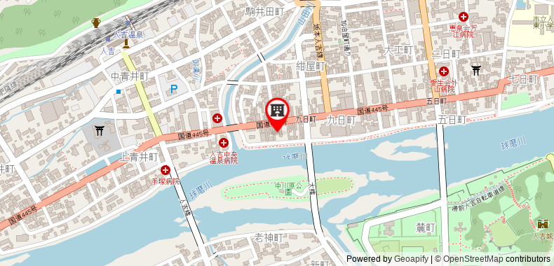 Bản đồ đến Khách sạn Central <Kumamoto>