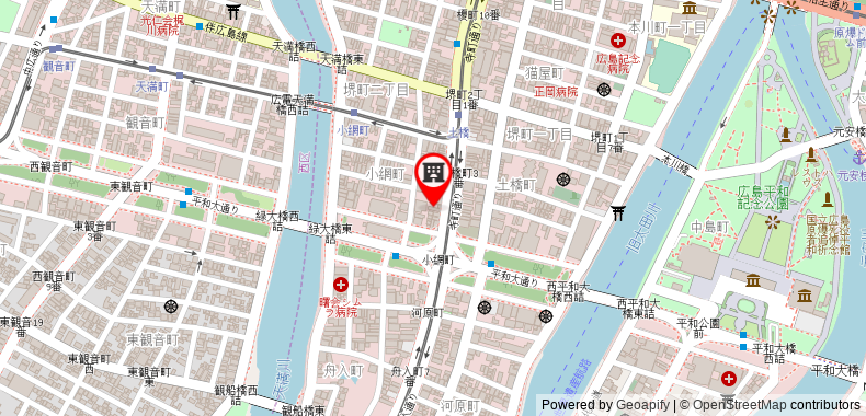 Bản đồ đến Lion Tsurumi 602 - 2min/180 meters to Peace Blvd