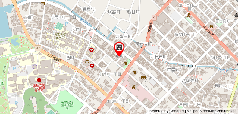 Bản đồ đến Khách sạn Yonago New Urban