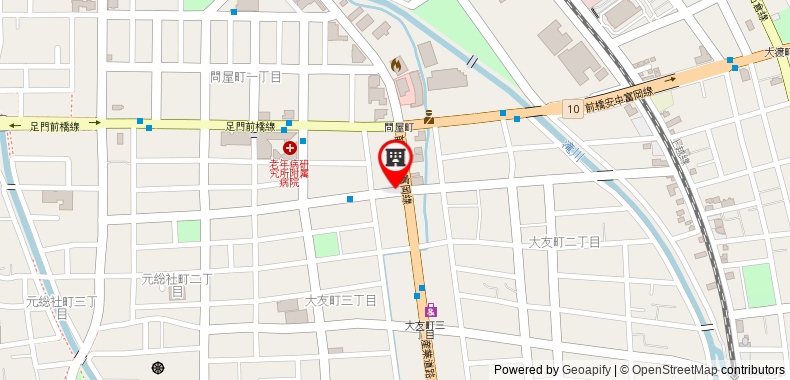 Bản đồ đến Khách sạn 1-2-3Maebashi Mercury
