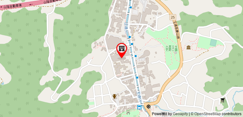 Bản đồ đến Khách sạn Matsunoyu