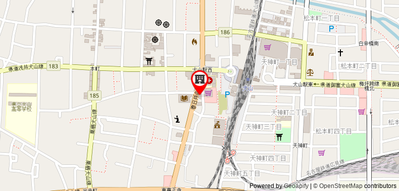 Inuyama Central Hotel on maps