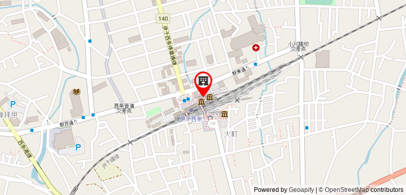 Hotel Horaire Saijo on maps