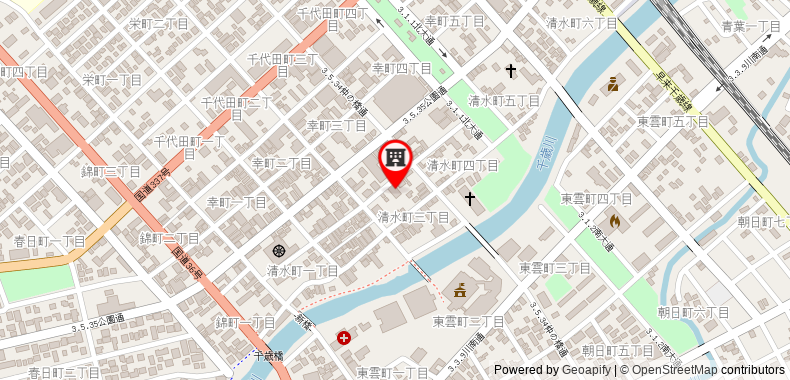 Bản đồ đến Khách sạn Livemax BUDGET Chitose