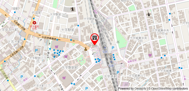 Bản đồ đến Toyoko Inn Hirosaki Ekimae