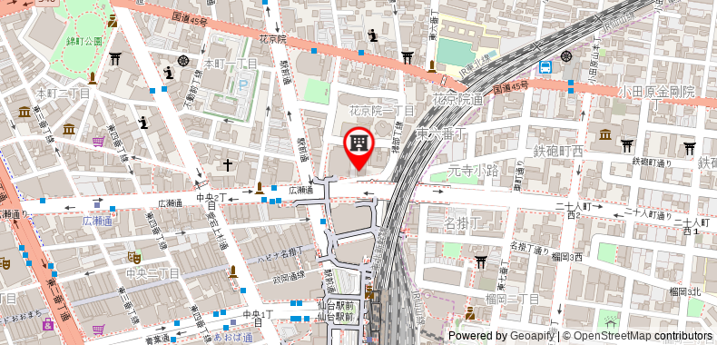 Hotel JAL City Sendai on maps